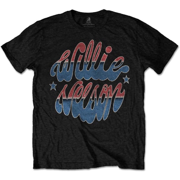 Willie Nelson Unisex T-Shirt: Americana (Medium)