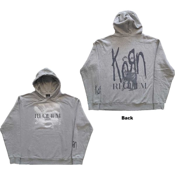 Korn Unisex Pullover Hoodie: Requiem (Back Print) (X-Large)