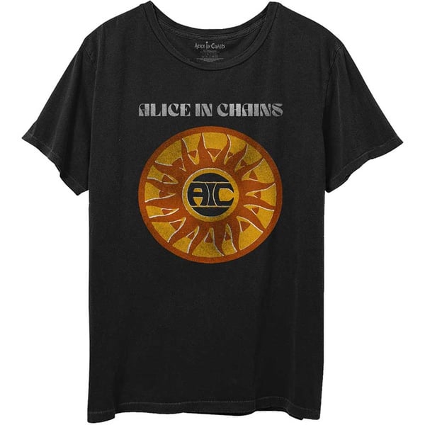 Alice In Chains Unisex T-Shirt: Circle Sun Vintage (Small)