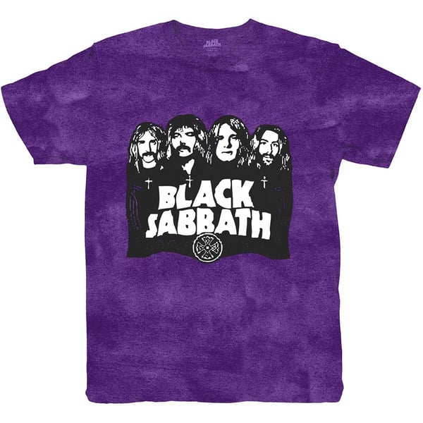 Black Sabbath Unisex T-Shirt: Band & Logo (Dye-Wash) (XX-Large)