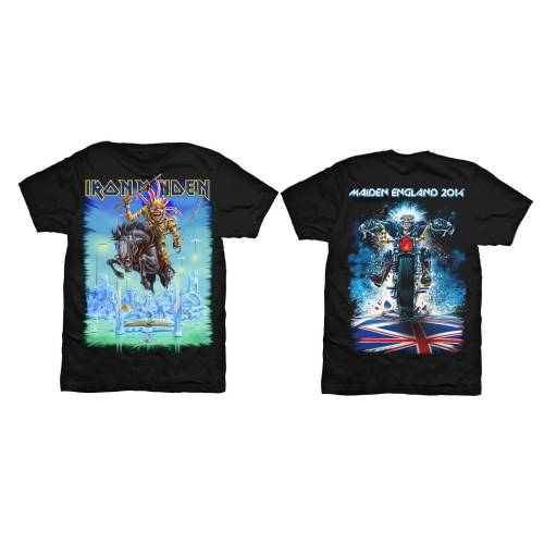 Iron Maiden Unisex T-Shirt: Tour Trooper (Back Print) (Medium)