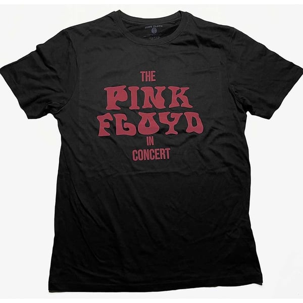 Pink Floyd Unisex T-Shirt: In Concert (Puff Print) (Medium)