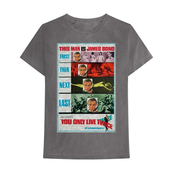James Bond 007 Unisex T-Shirt: You Only Live Twice (Large) James Bond 007 Unisex T-Shirt: You Only Live Twice (Large)
