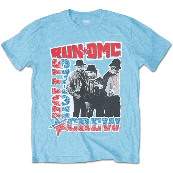 Run DMC Unisex T-Shirt: Hollis Crew (Large)