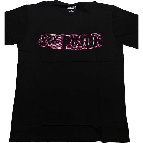 The Sex Pistols Unisex T-Shirt: Logo (Diamante) (Medium)