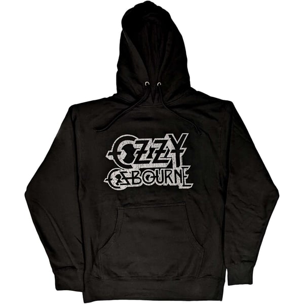 Ozzy Osbourne Unisex Pullover Hoodie: Vintage Logo (Medium)