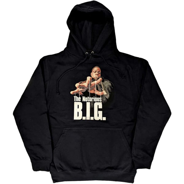 Biggie Smalls Unisex Pullover Hoodie: Reachstrings (Large)