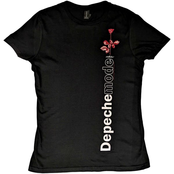 Depeche Mode Ladies T-Shirt: Violator Side Rose (X-Large)