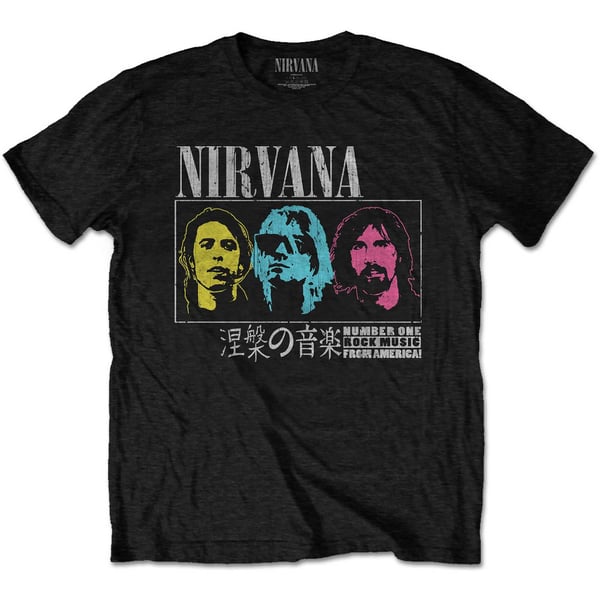 Nirvana Unisex T-Shirt: Japan! (Medium)