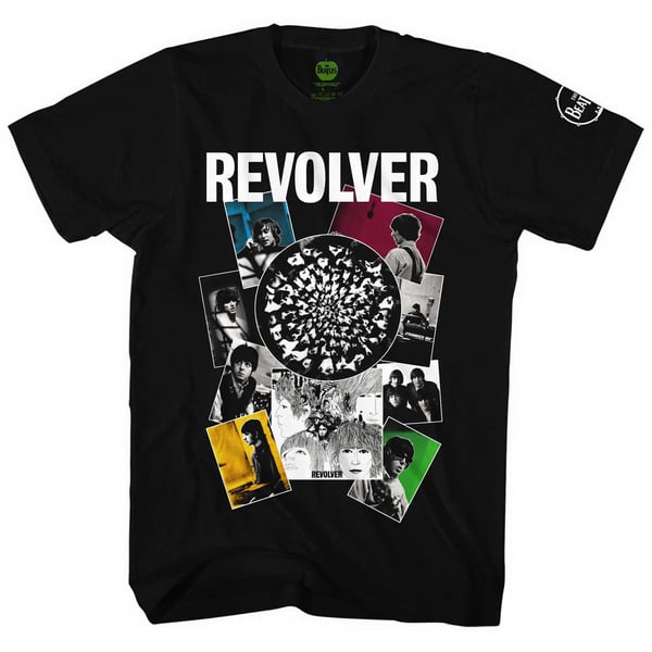 The Beatles Unisex T-Shirt: Revolver Montage (Medium)