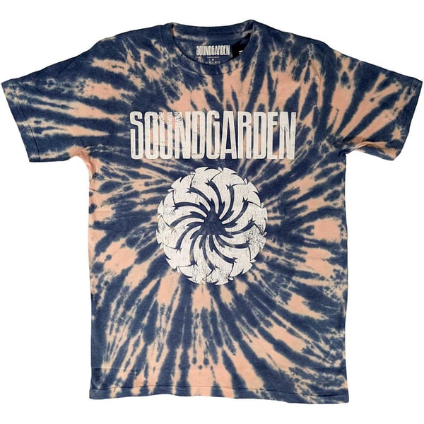 Soundgarden Unisex T-Shirt: Logo Swirl (Wash Collection) (Medium)