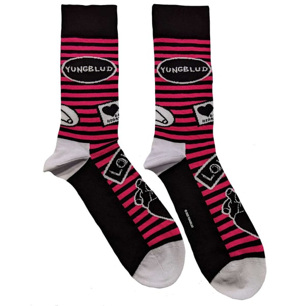 Yungblud Unisex Ankle Socks: Symbols (UK Size 7 - 11) Yungblud Unisex Ankle Socks: Symbols (UK Size 7 - 11)