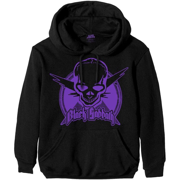 Black Sabbath Unisex Pullover Hoodie: Aviation Skull (Medium)