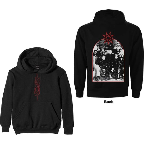 Slipknot Unisex Pullover Hoodie: Arched Group Photo (X-Large)