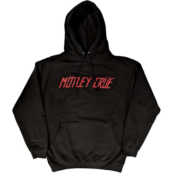 Motley Crue Unisex Pullover Hoodie: Distressed Logo (XX-Large)