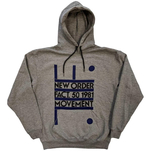 New Order Unisex Pullover Hoodie: Movement (Small)
