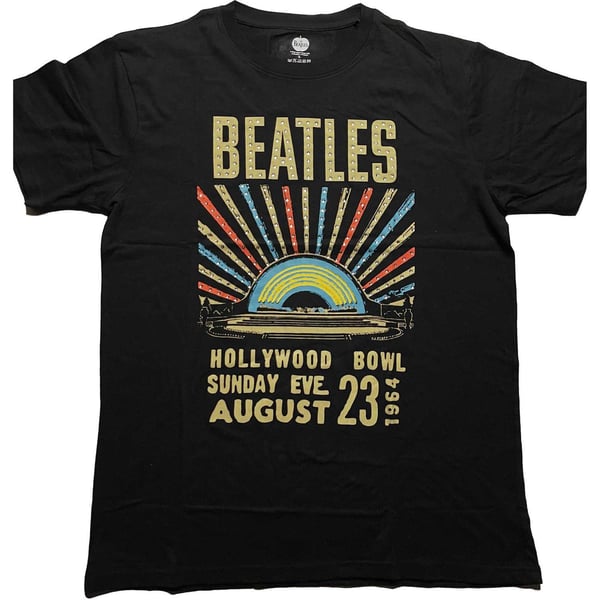 The Beatles Unisex T-Shirt: Hollywood Bowl (Diamante) (Large)