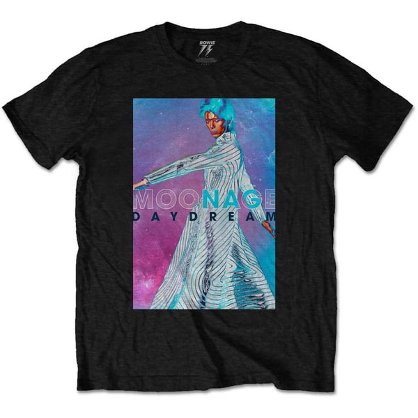 David Bowie Unisex T-Shirt: Moonage Space (Small)