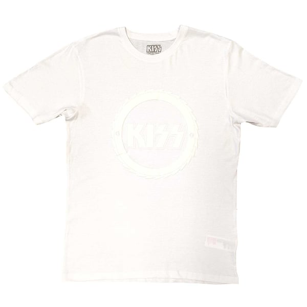 KISS Unisex T-Shirt: Buzzsaw Logo (Hi-Build) (Medium)