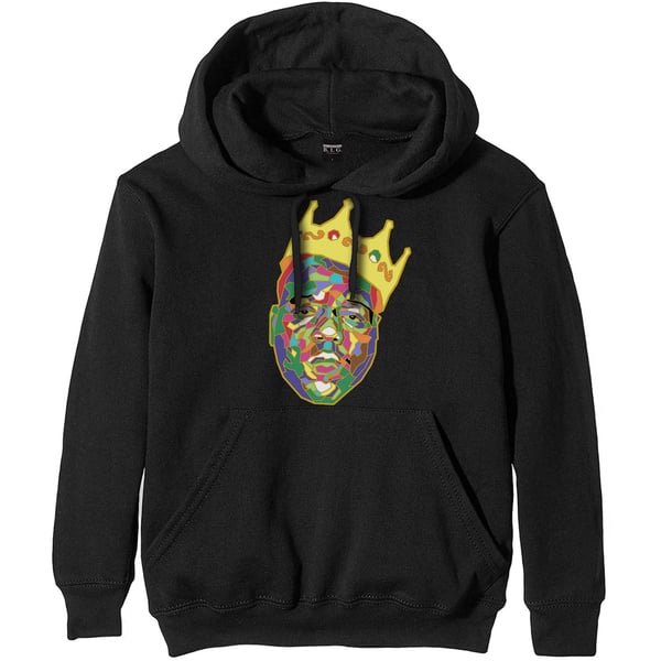 Biggie Smalls Unisex Pullover Hoodie: Crown (Large)