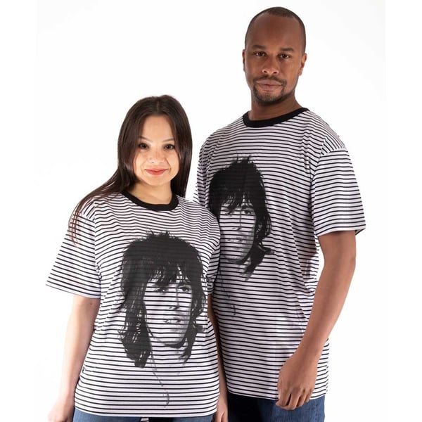 The Rolling Stones Unisex T-Shirt: Keith (Striped) (Medium)