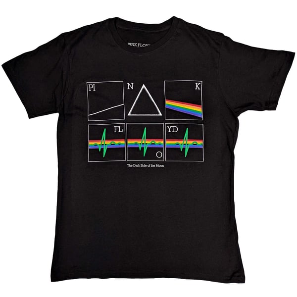 Pink Floyd Unisex T-Shirt: Prism Heart Beat (Medium)