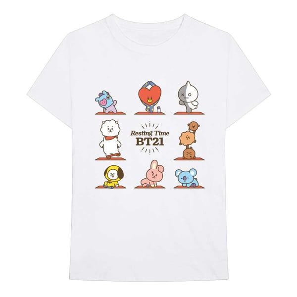 BT21 Unisex T-Shirt: Resting Time (Medium)