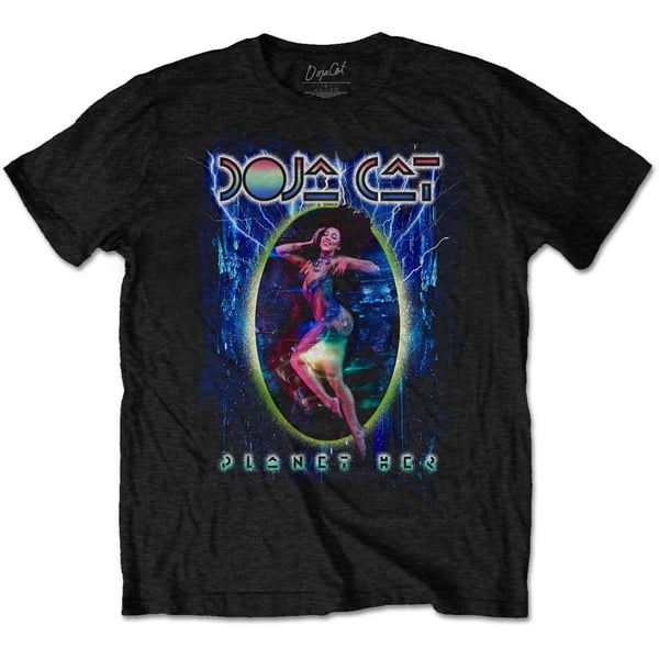 Doja Cat Unisex T-skjorte: Planet Her (Large)