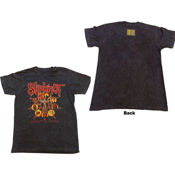 Slipknot Unisex T-Shirt: Liberate (Wash Collection & Back Print) (Small)
