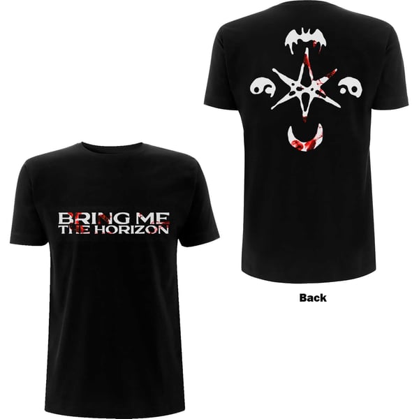 Bring Me The Horizon Unisex T-Shirt: Symbols (Back Print) (X-Large)
