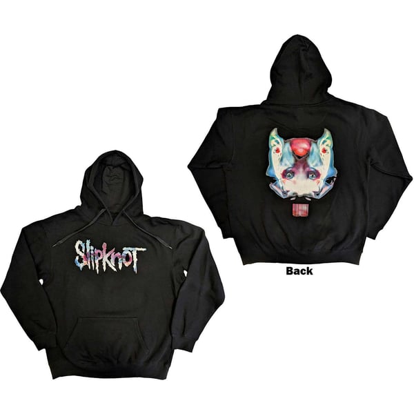 Slipknot Unisex Pullover Hoodie: Eye Logo (Back Print) (Medium)