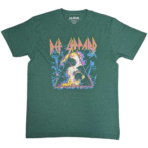 Def Leppard Unisex T-Shirt: Hysteria Album Art (Small)