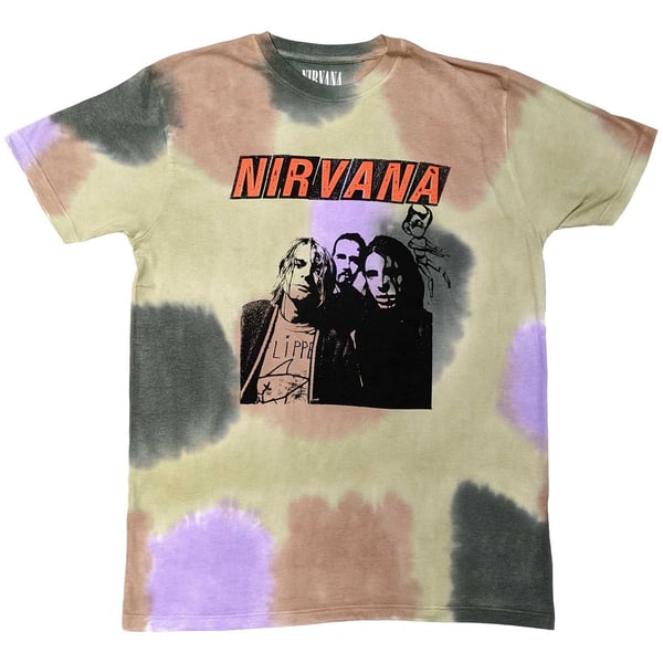 Nirvana Unisex T-Shirt: Flipper (Wash Collection) (Large)