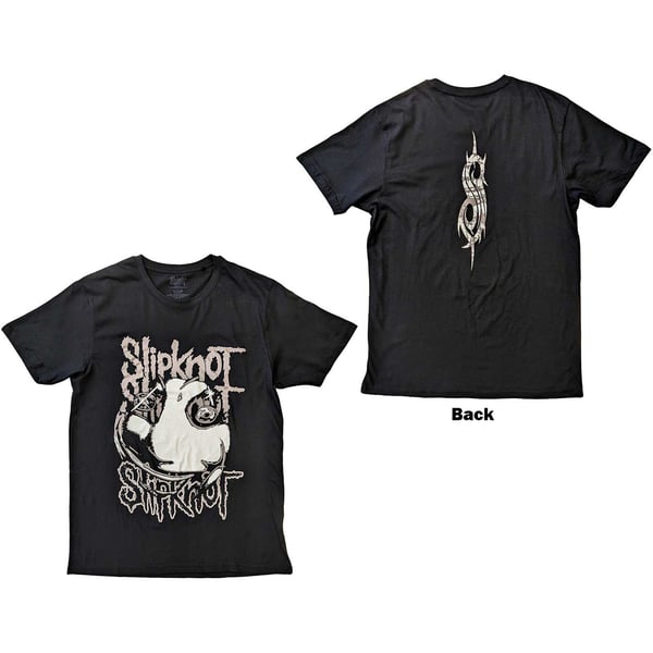 Slipknot Unisex T-Shirt: Maggot (Back Print) (Small)