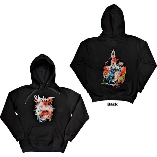 Slipknot Unisex Pullover Hoodie: Death (Back Print) (Medium)