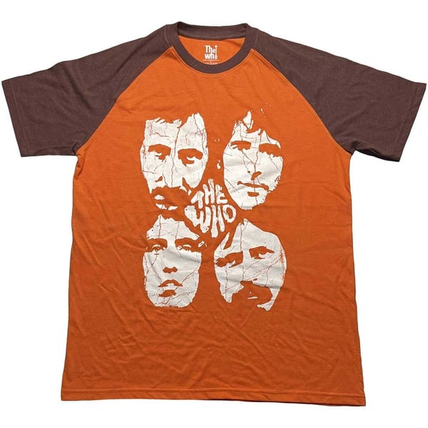 The Who Unisex Raglan T-Shirt: Faces (Small)