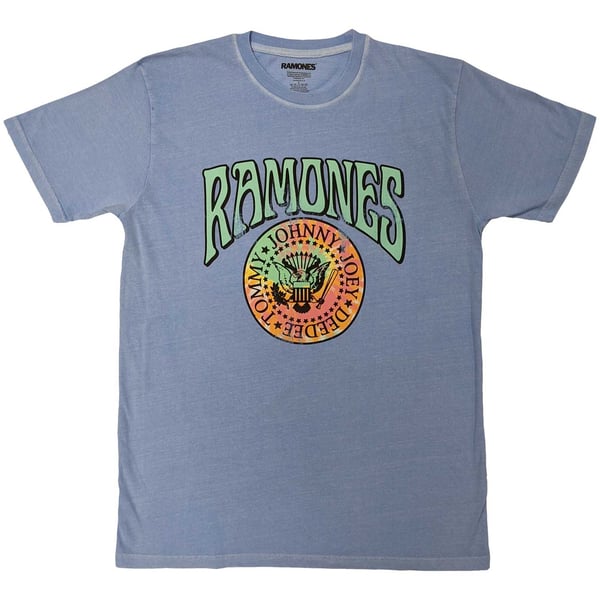 Ramones Unisex T-Shirt: Crest Psych (Small)