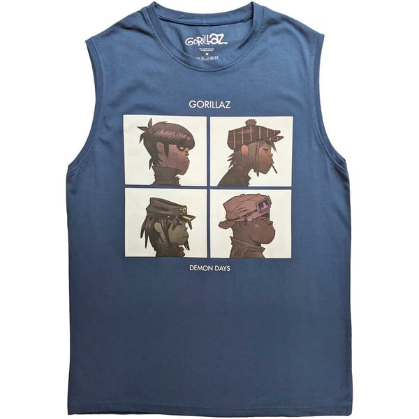 Gorillaz Unisex Tank T-Shirt: Demon Days (Medium) Gorillaz Unisex Tank T-Shirt: Demon Days (Medium)