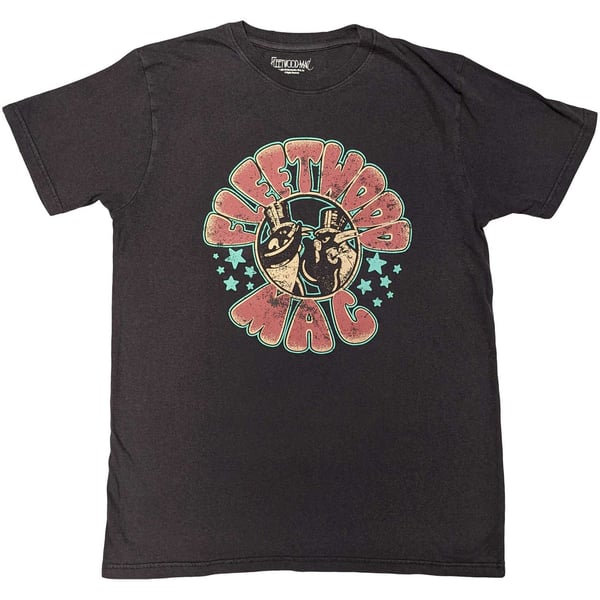 Fleetwood Mac Unisex T-Shirt: Stars & Penguins (Small)