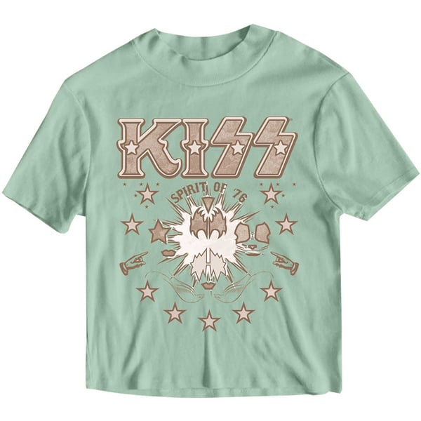 KISS Ladies Crop Top: Spirit of '76 (Medium)