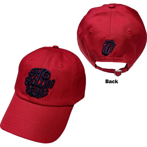 The Rolling Stones Unisex Baseball Cap: Vintage 70s Logo The Rolling Stones Unisex Baseball Cap: Vintage 70s Logo