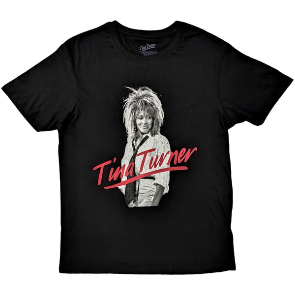Tina Turner Unisex T-Shirt: Red Logo (Small)