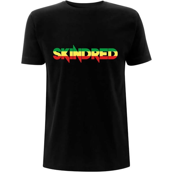 Skindred Unisex T-Shirt: Rasta Logo (Small)