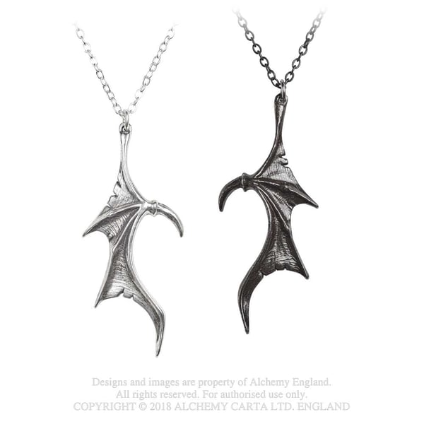 Vennskapskjede \"Darkling Heart\" i engelsk tinn