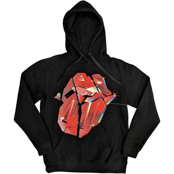The Rolling Stones Unisex Pullover Hoodie: Hackney Diamonds Lick (Large)