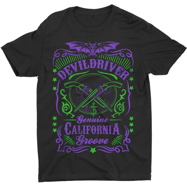 DevilDriver Unisex T-Shirt: Cross Guns (X-Large)