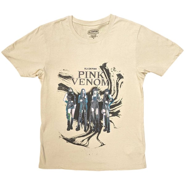 BlackPink Unisex T-Shirt: Pink Venom Oil Stroke (XX-Large)