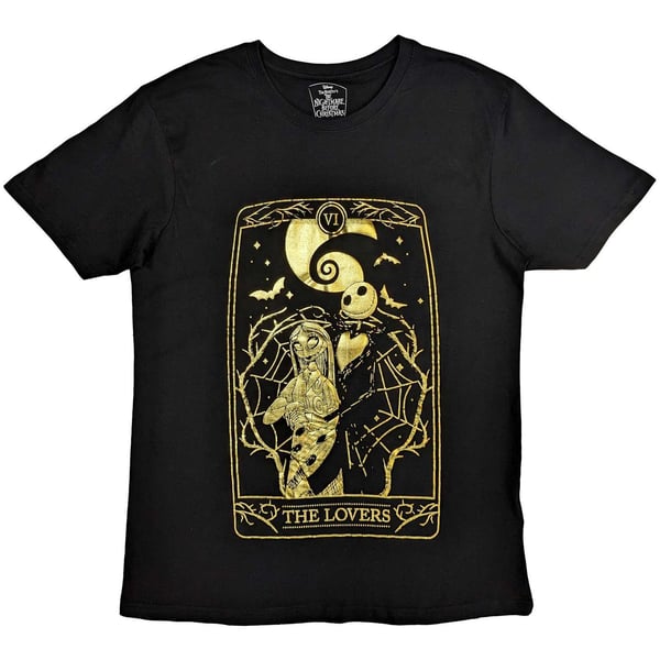 Disney Unisex T-Shirt: The Nightmare Before Christmas Jack & Sally Lovers (Embellished) (XX-Large)