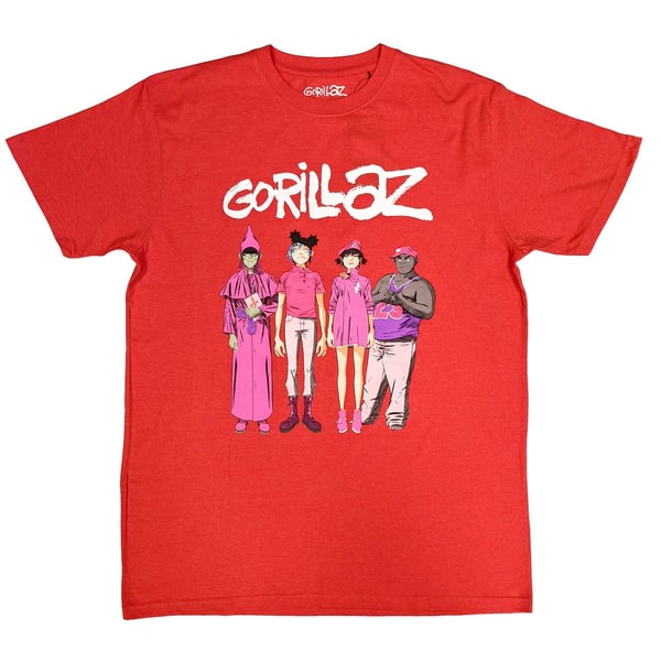 Gorillaz Unisex T-Shirt: Cracker Island Standing Group (X-Large)