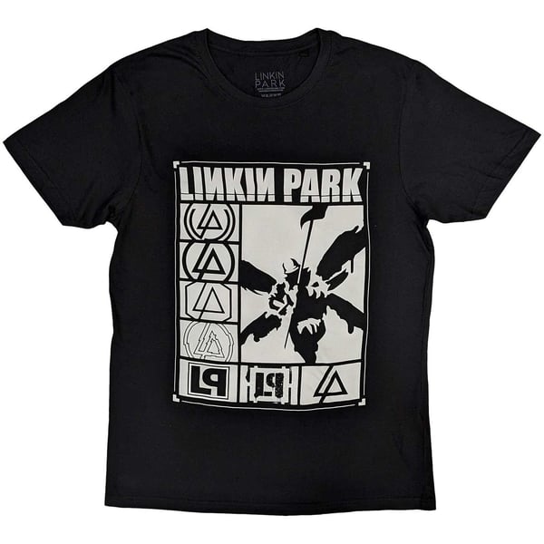 Linkin Park Unisex T-Shirt: Logos Rectangle (Small)